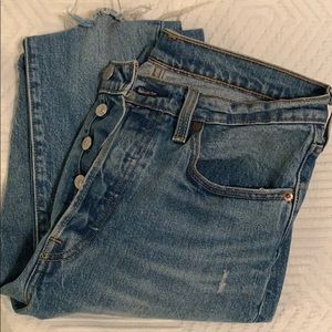 High Rise Levi’s Jean 501 Skinny’s